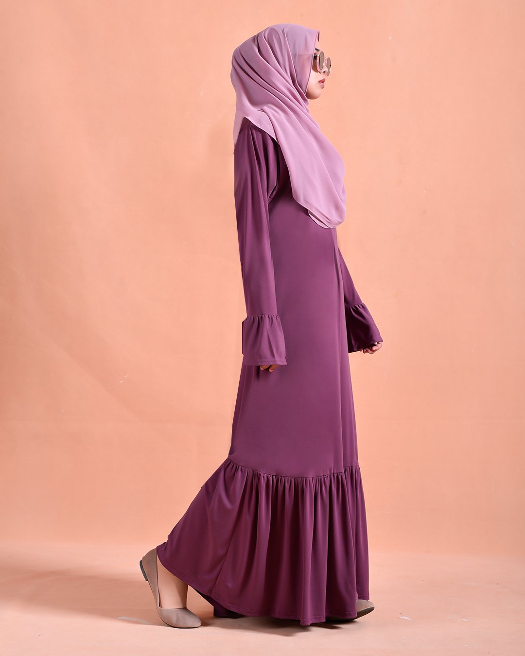 Abaya Jennifer - Dusty Purple