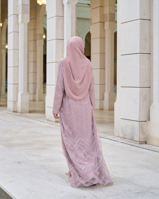Abaya Lace Cassidy  - Dusty Rose