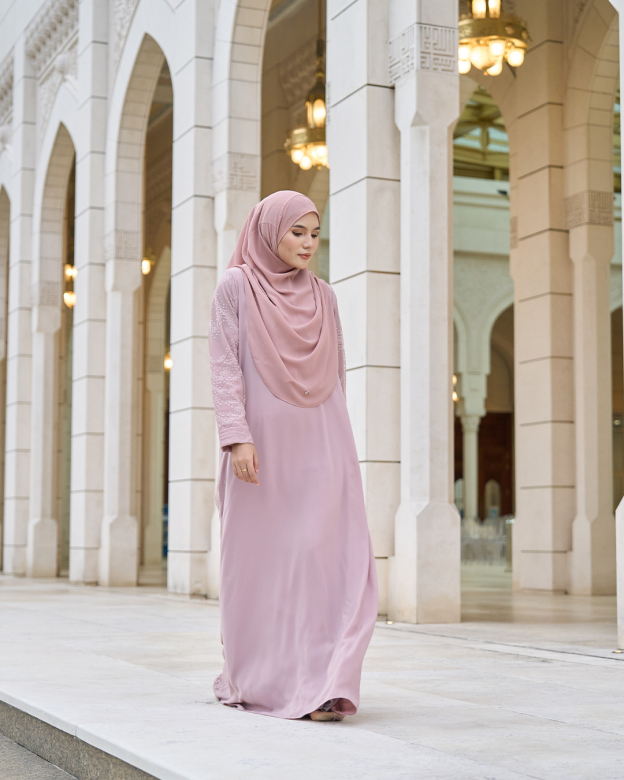 Abaya Lace Cassidy  - Dusty Rose