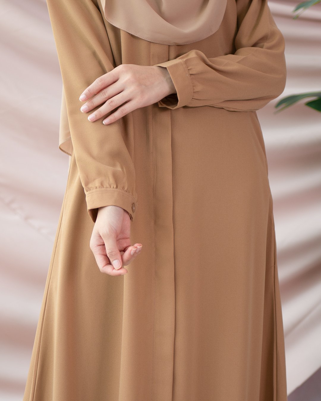 Abaya Marwa III - Yellow Mustard
