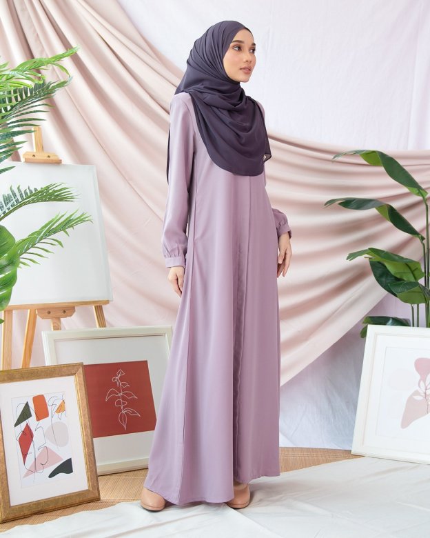 Abaya Marwa III - Light Purple