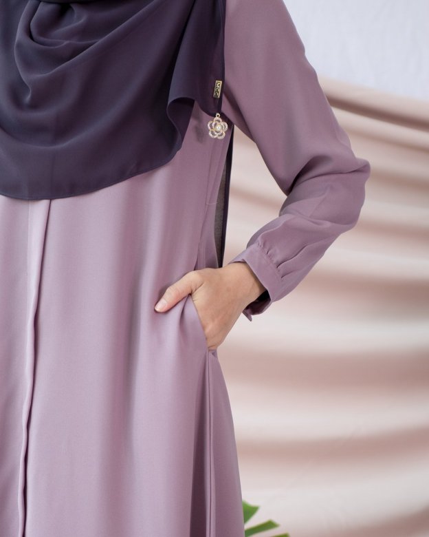 Abaya Marwa III - Light Purple