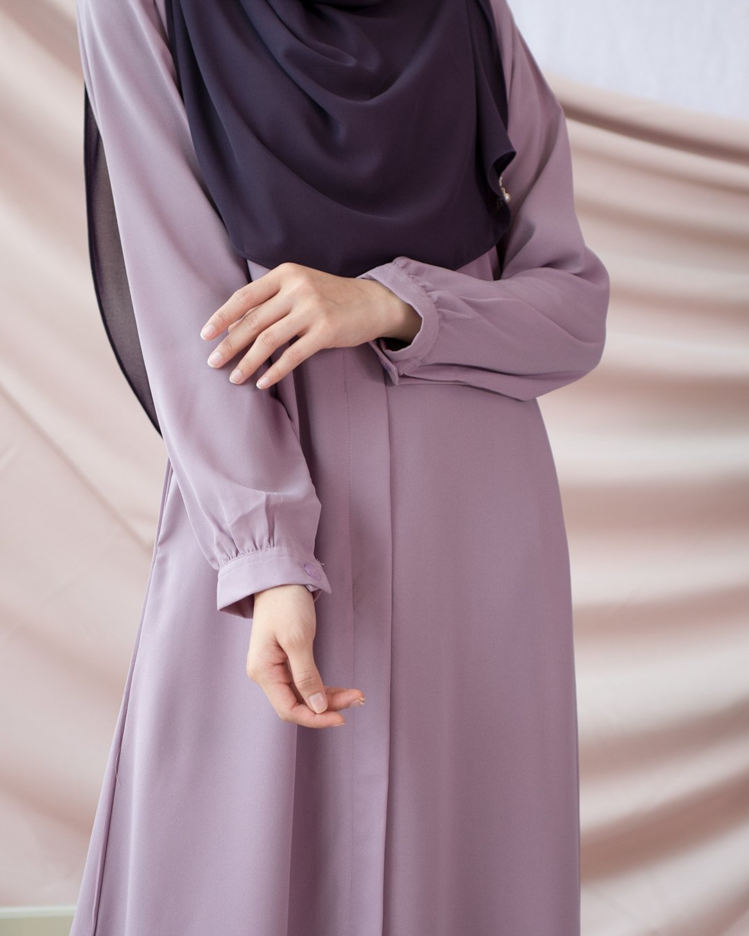 Abaya Marwa III - Light Purple