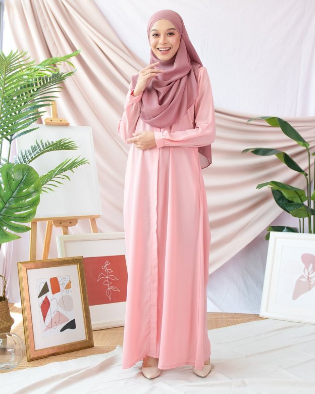 Abaya Marwa III - Light Pink