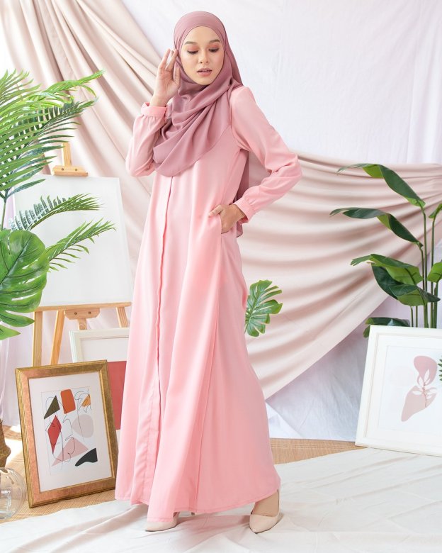 Abaya Marwa III - Light Pink