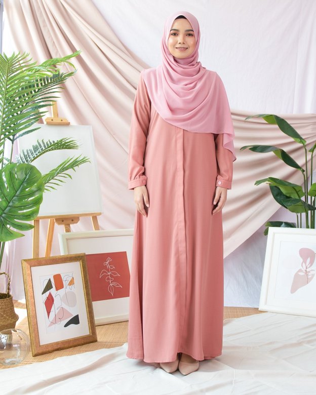 Abaya Marwa III - Dusty Pink