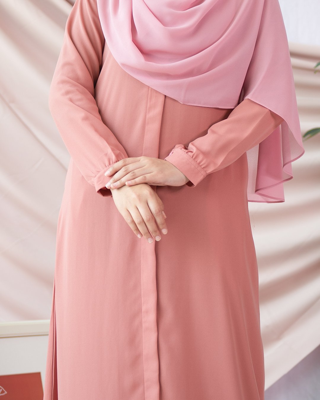 Abaya Marwa III - Dusty Pink