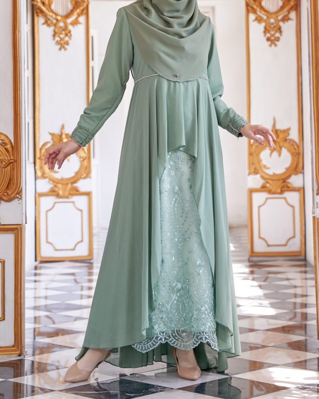 Dress Lace Nara 2.0 - Misty Teal