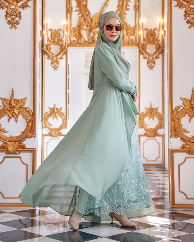 Dress Lace Nara 2.0 - Misty Teal