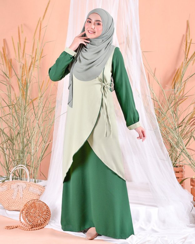 Abaya Natsuko - Grass Green