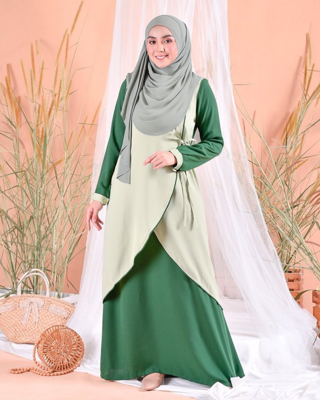 Abaya Natsuko - Grass Green
