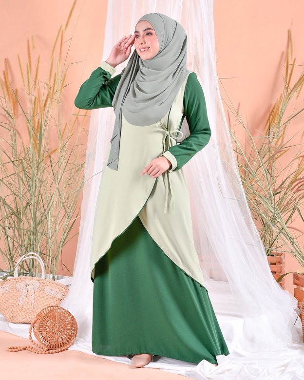 Abaya Natsuko - Grass Green
