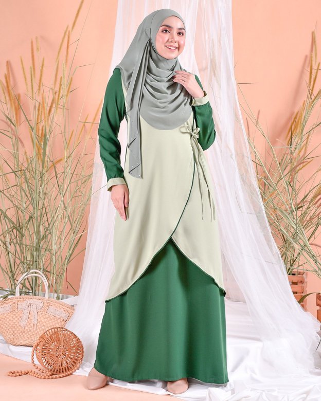 Abaya Natsuko - Grass Green