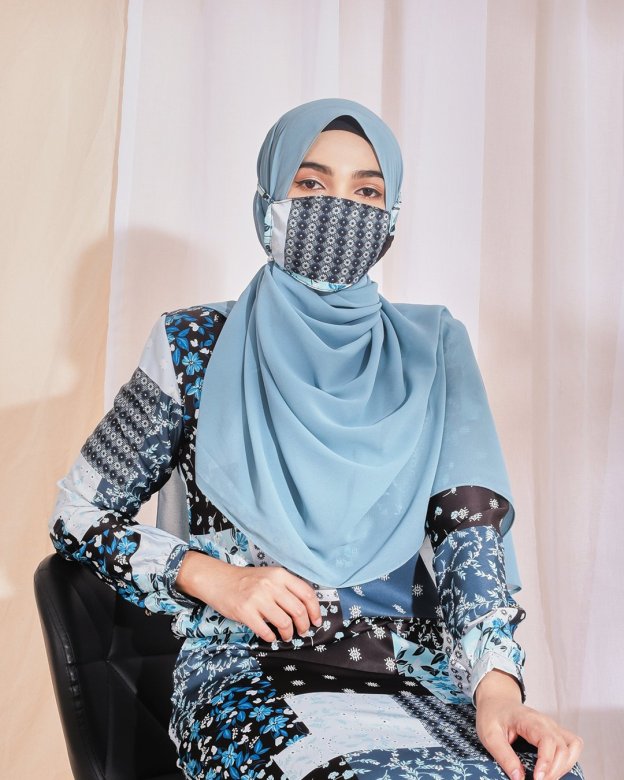 Dress Nelydia - Carolina Blue