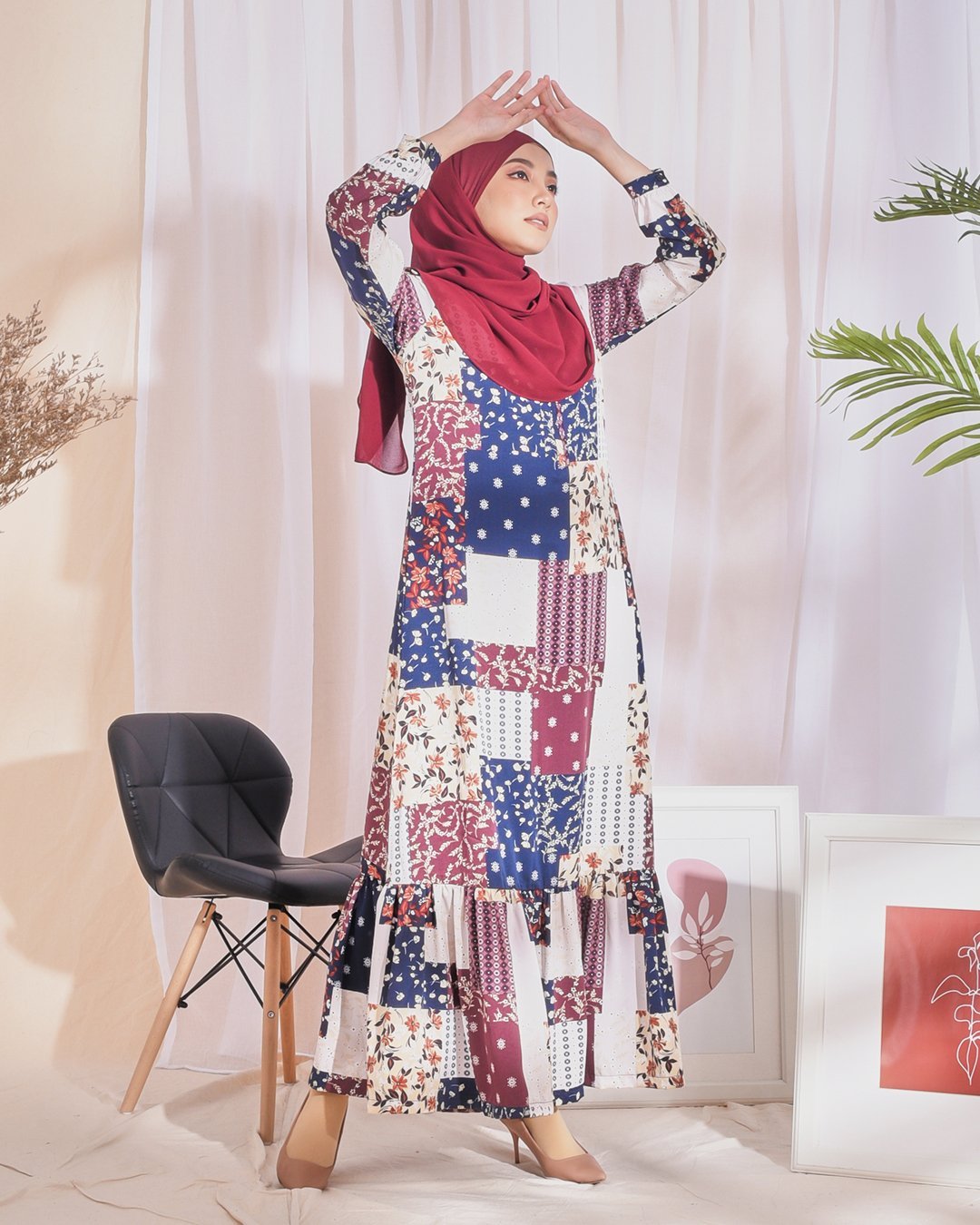 Dress Nelydia - Carmine Red