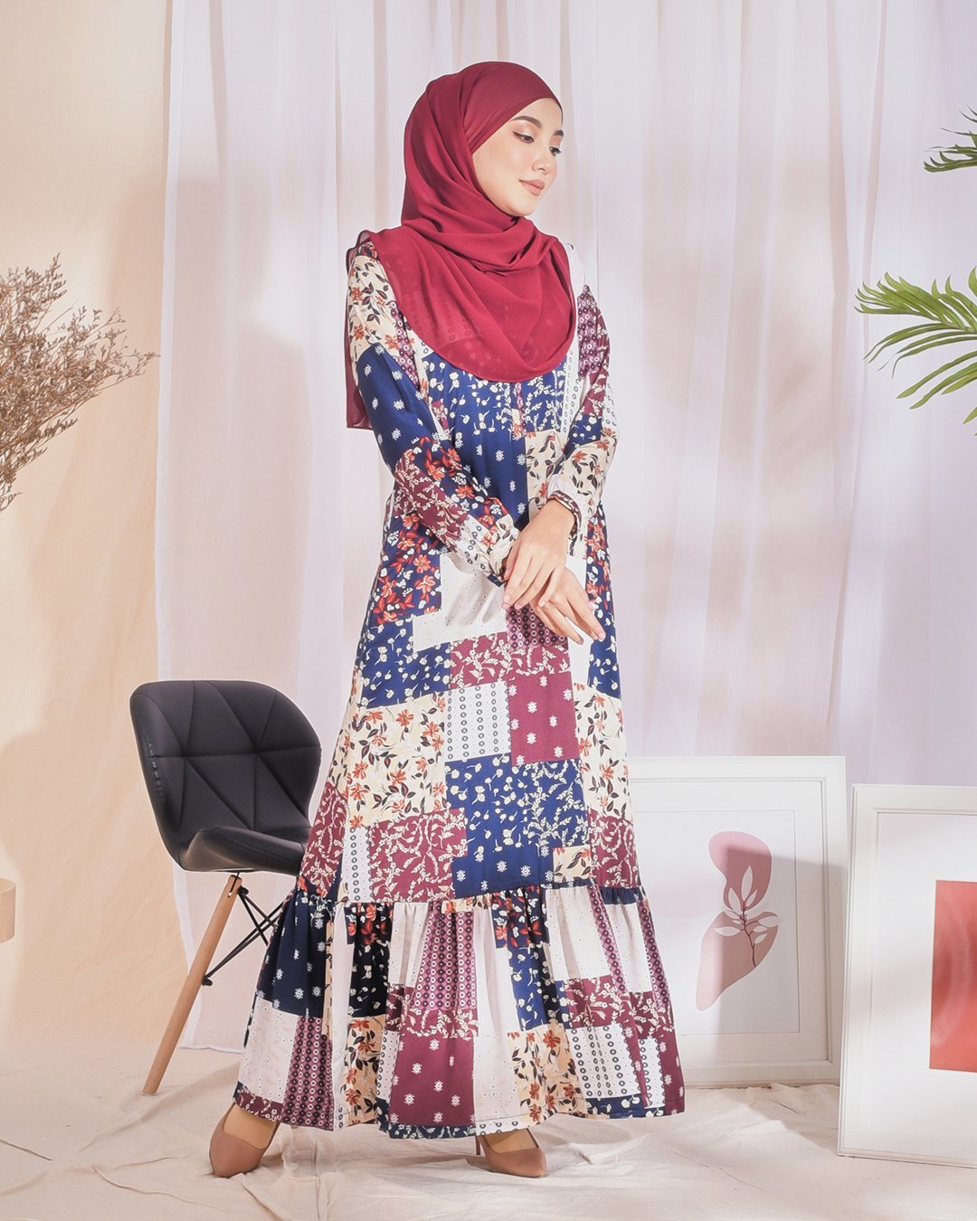 Dress Nelydia - Carmine Red