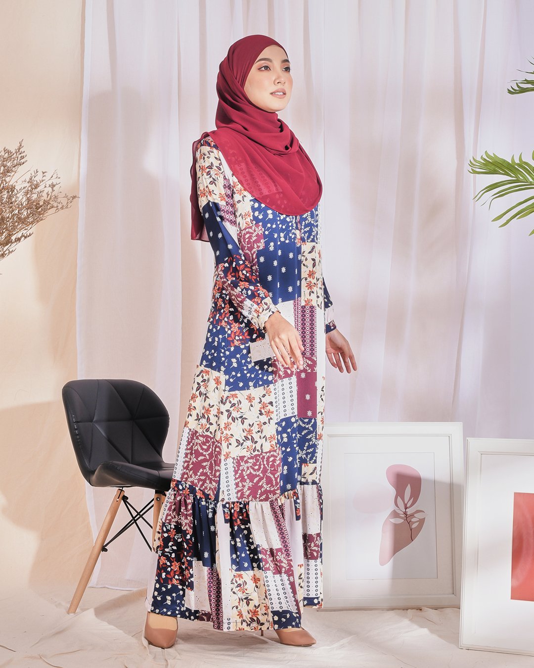 Dress Nelydia - Carmine Red