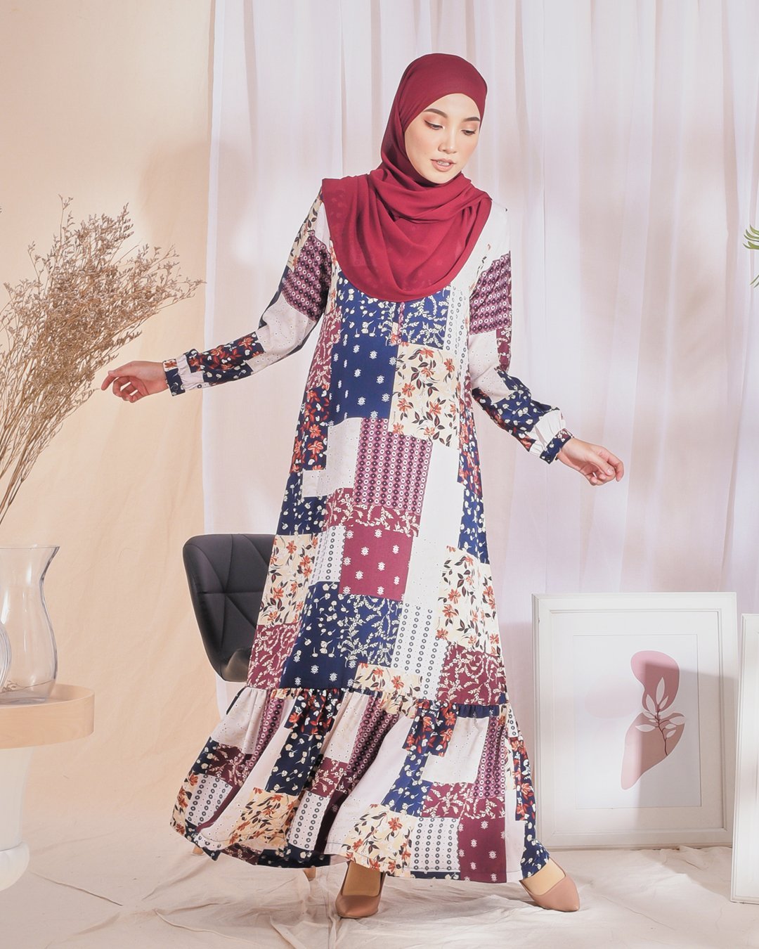 Dress Nelydia - Carmine Red