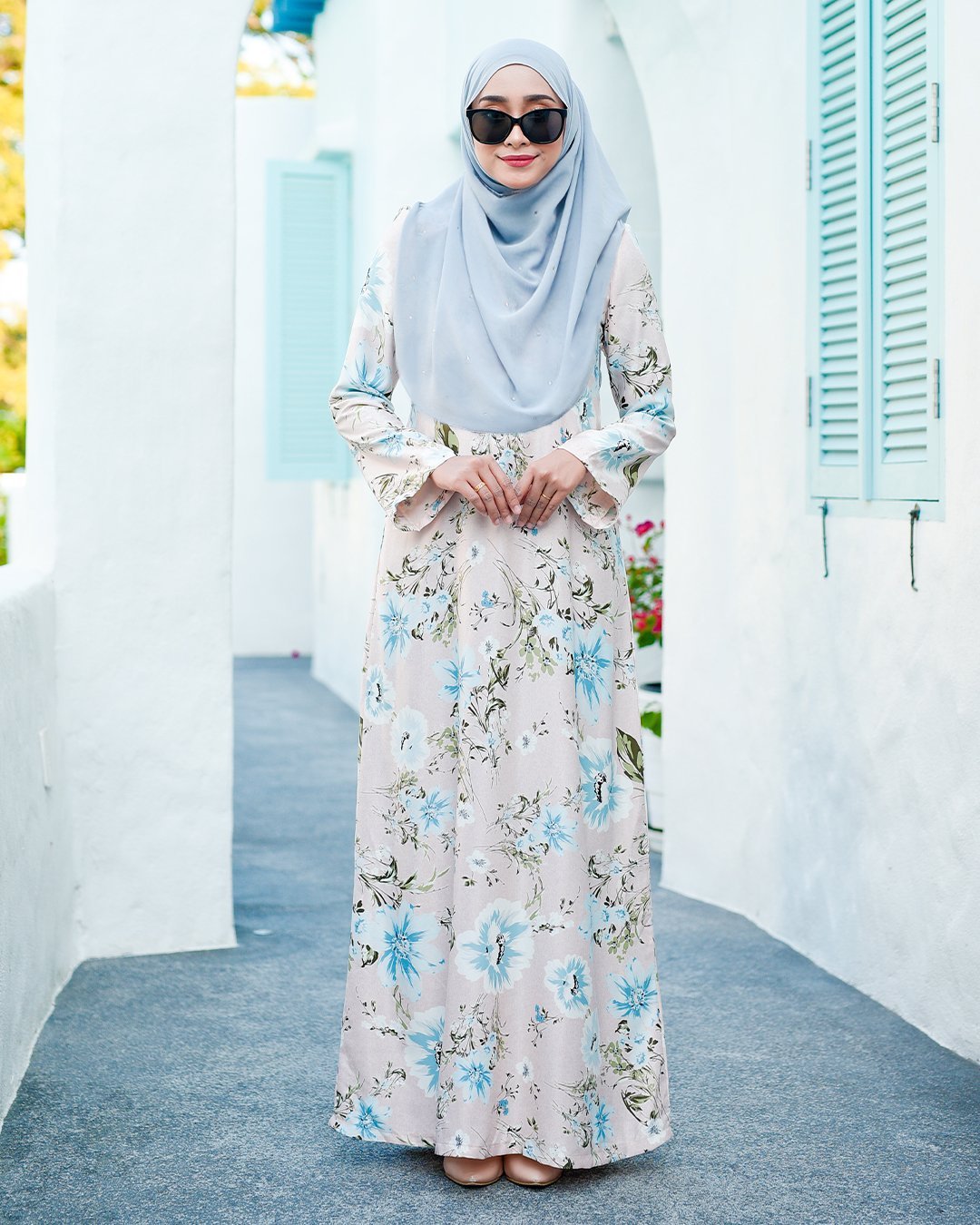 Abaya Afeefa - Ice Pink