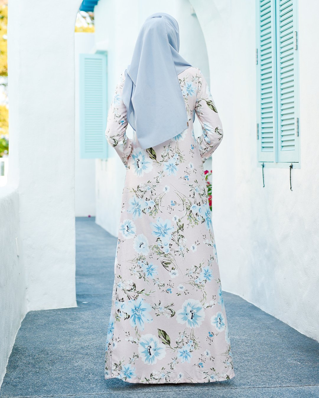 Abaya Afeefa - Ice Pink