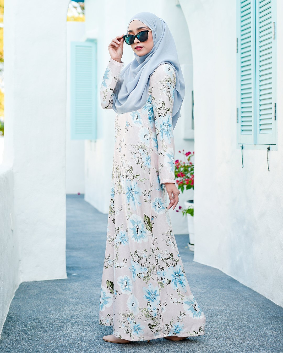 Abaya Afeefa - Ice Pink