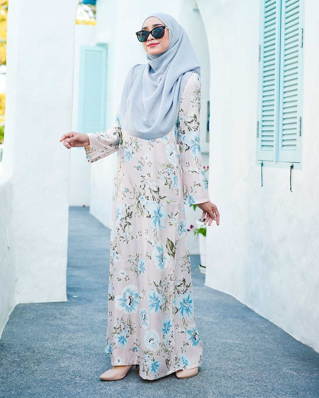 Abaya Afeefa - Ice Pink