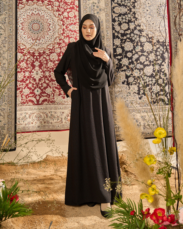 Abaya Raffa - Jade Black