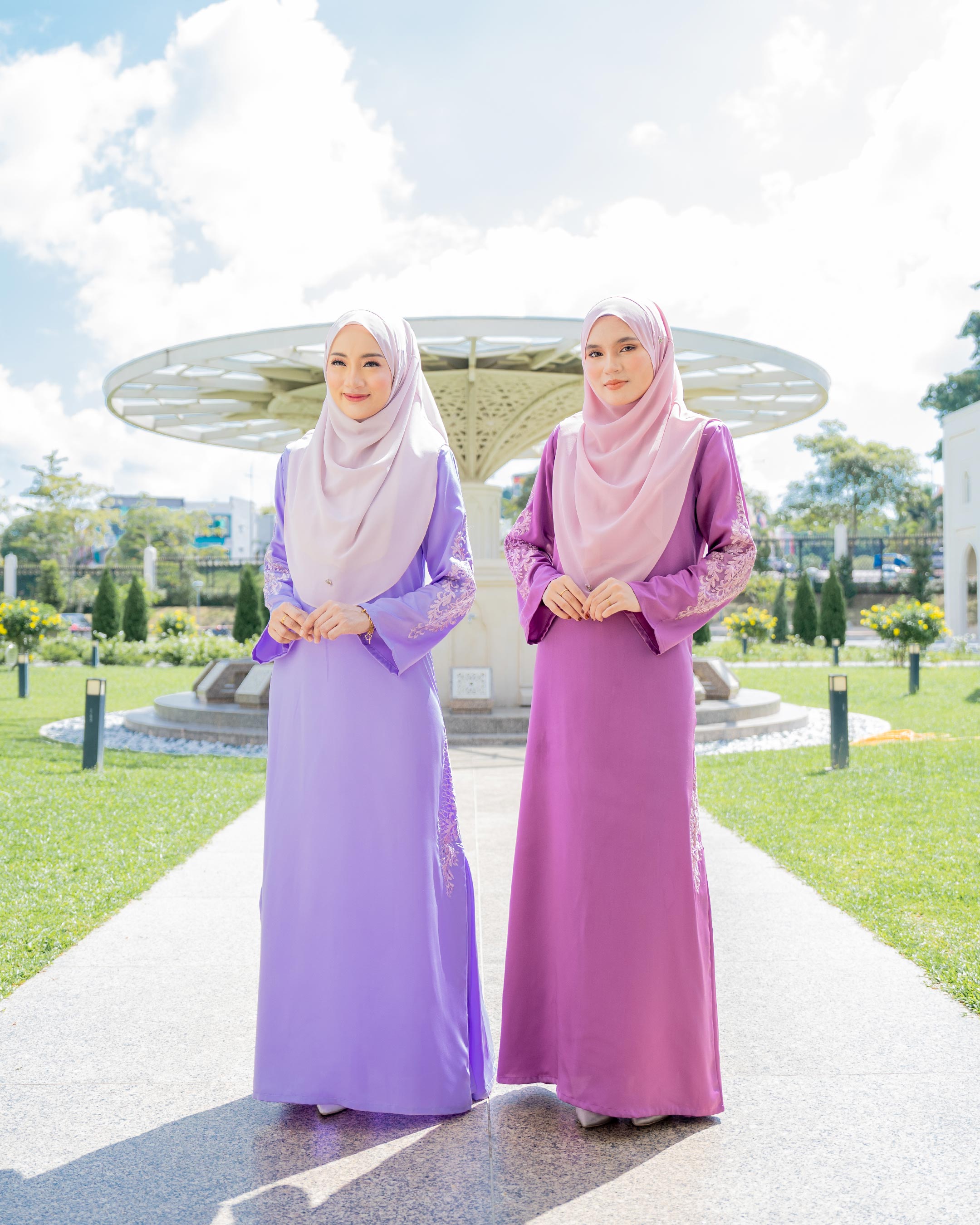 Abaya Lace Pleated Ramia
