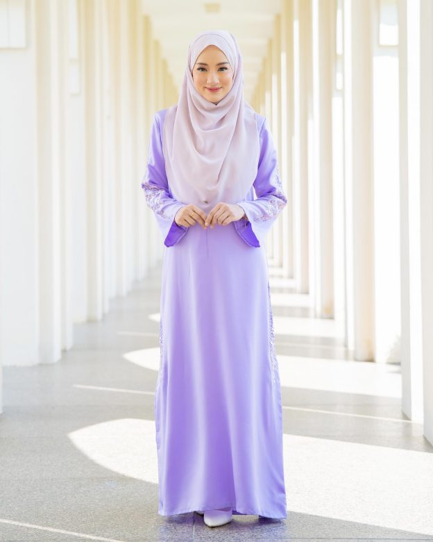 Abaya Lace Pleated Ramia