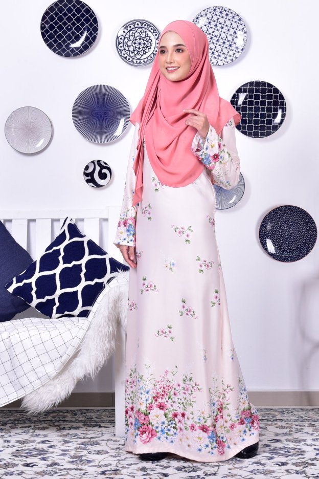 Abaya Ranaa - Cream Valley