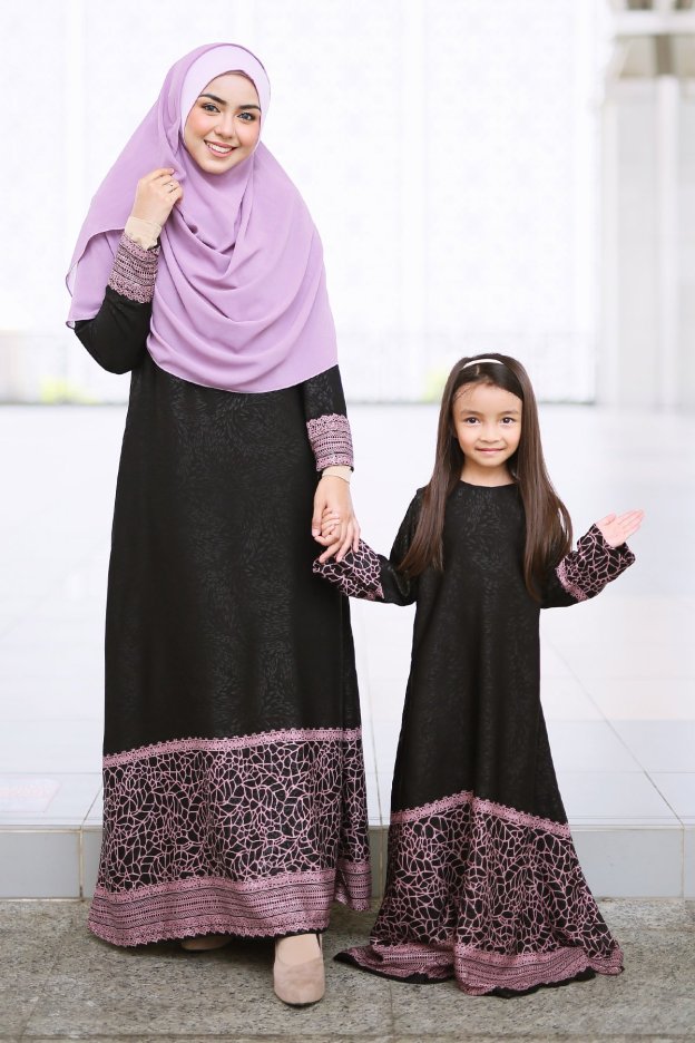 Abaya Raudhah Kids - Purple Plum