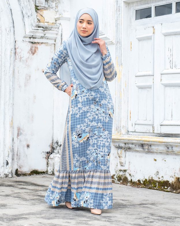 Abaya Rehenia - Cornflower Blue