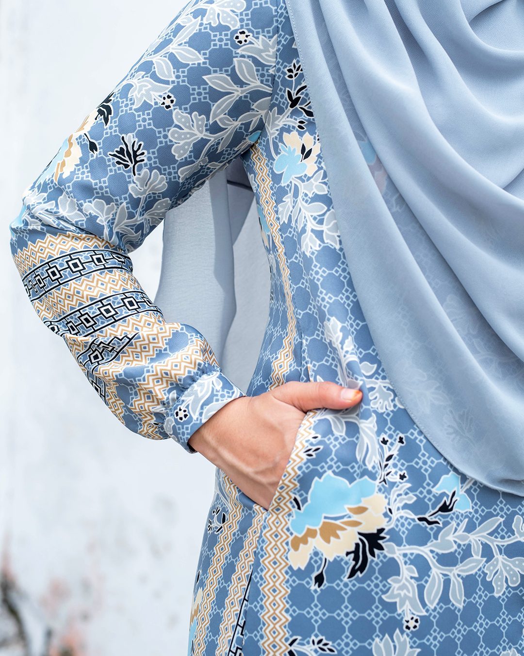 Abaya Rehenia - Cornflower Blue