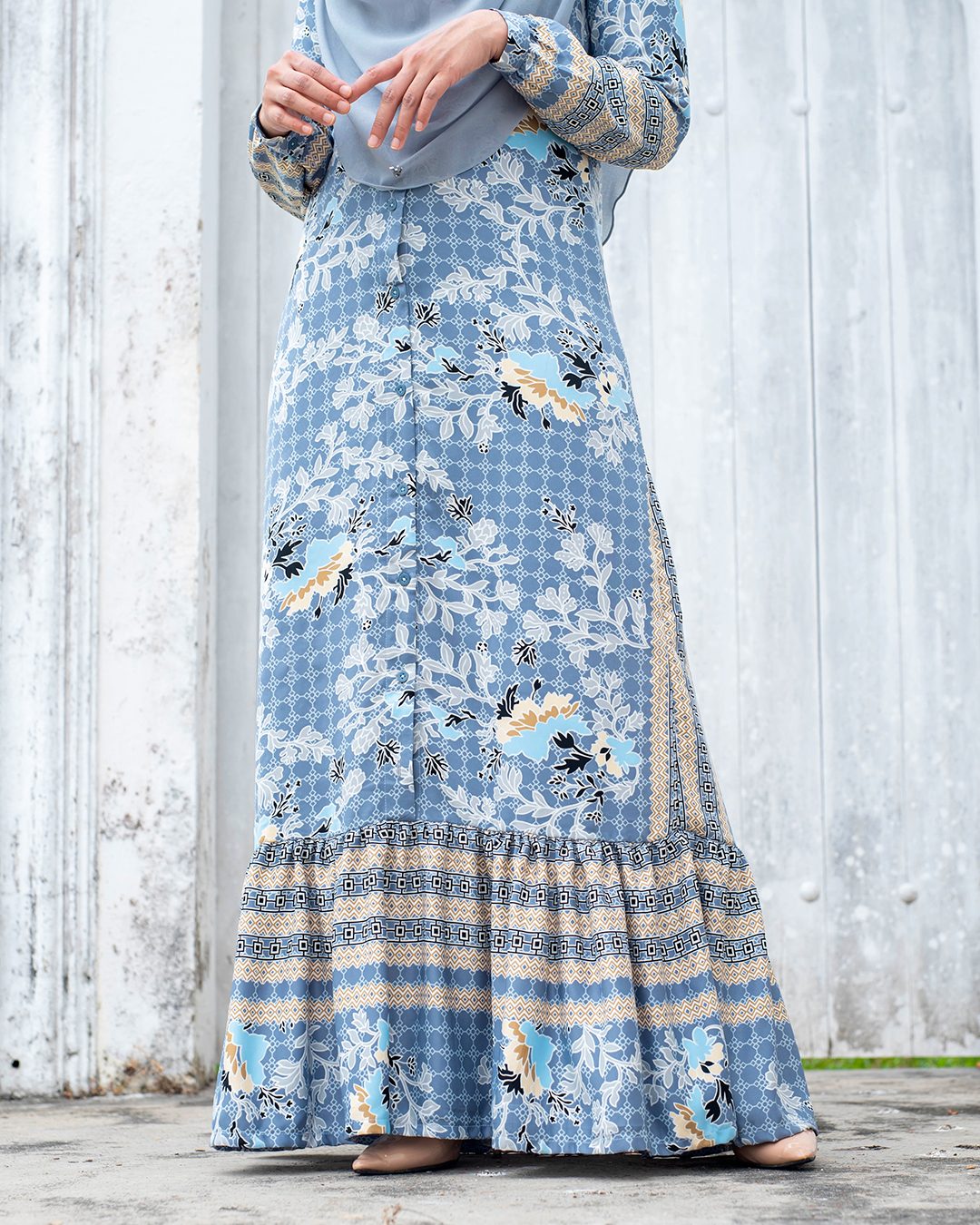 Abaya Rehenia - Cornflower Blue