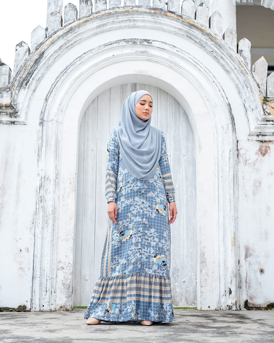 Abaya Rehenia - Cornflower Blue