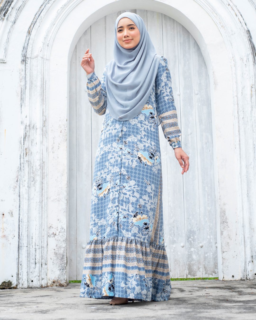 Abaya Rehenia - Cornflower Blue