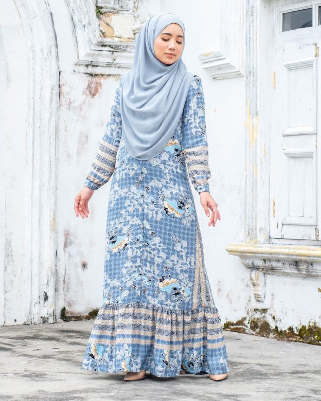 Abaya Rehenia - Cornflower Blue