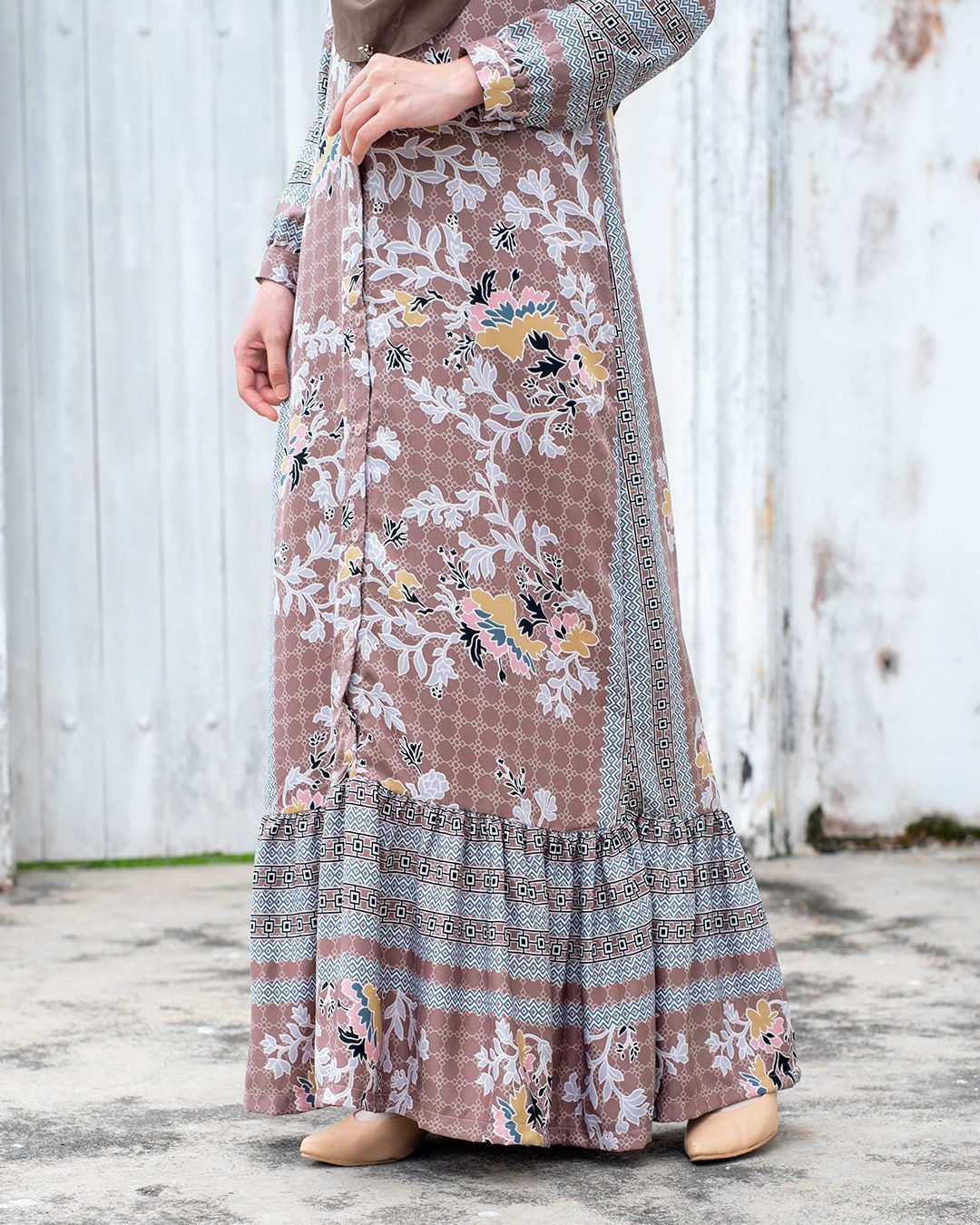 Abaya Rehenia - Toffee Brown