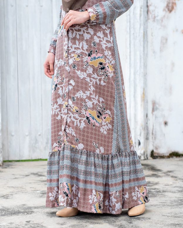 Abaya Rehenia - Toffee Brown