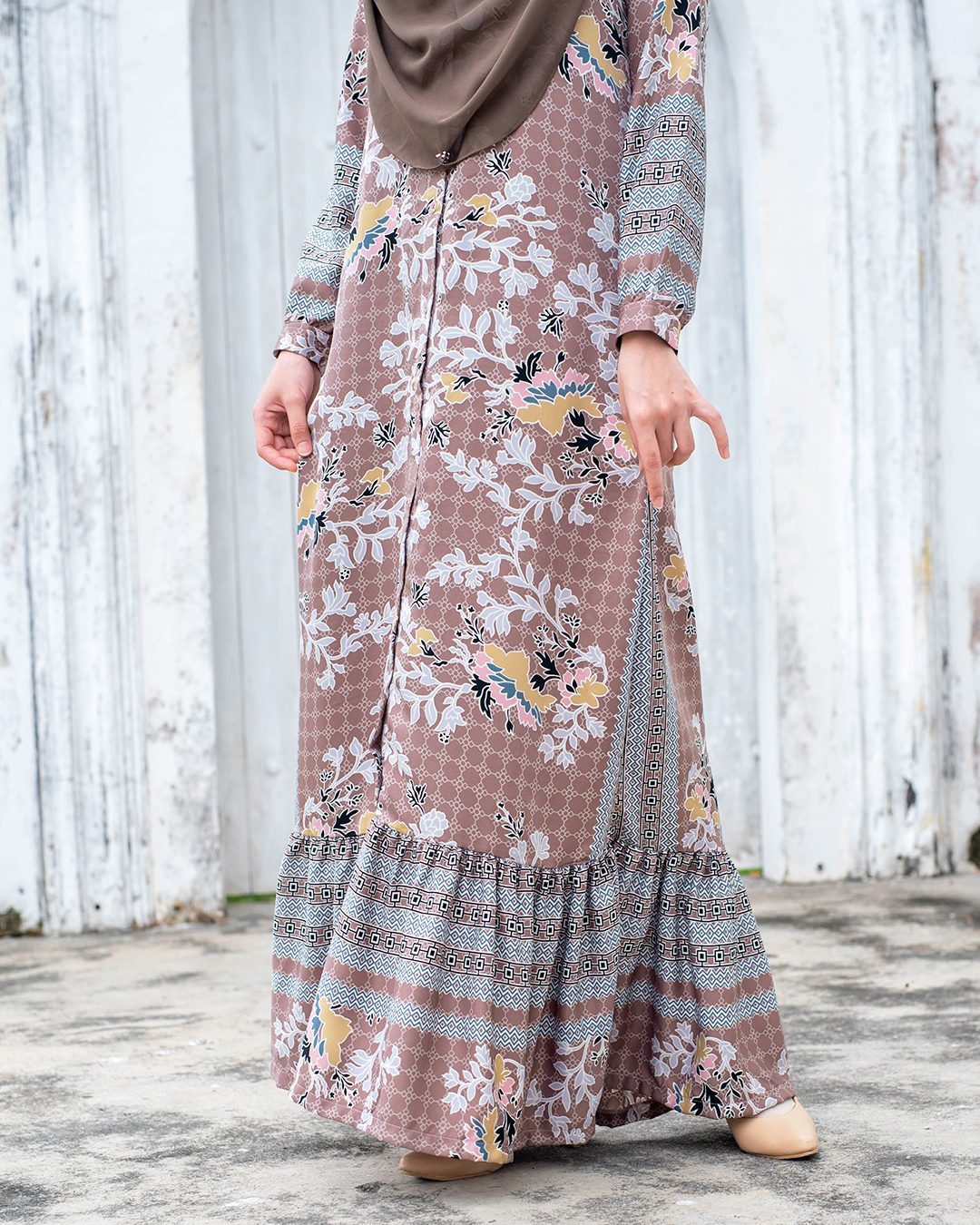 Abaya Rehenia - Toffee Brown