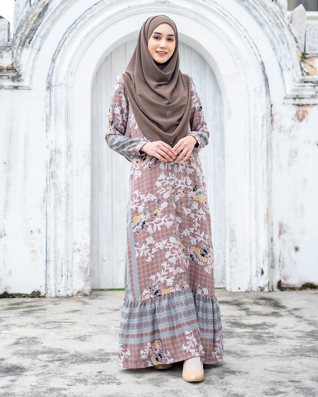 Abaya Rehenia - Toffee Brown