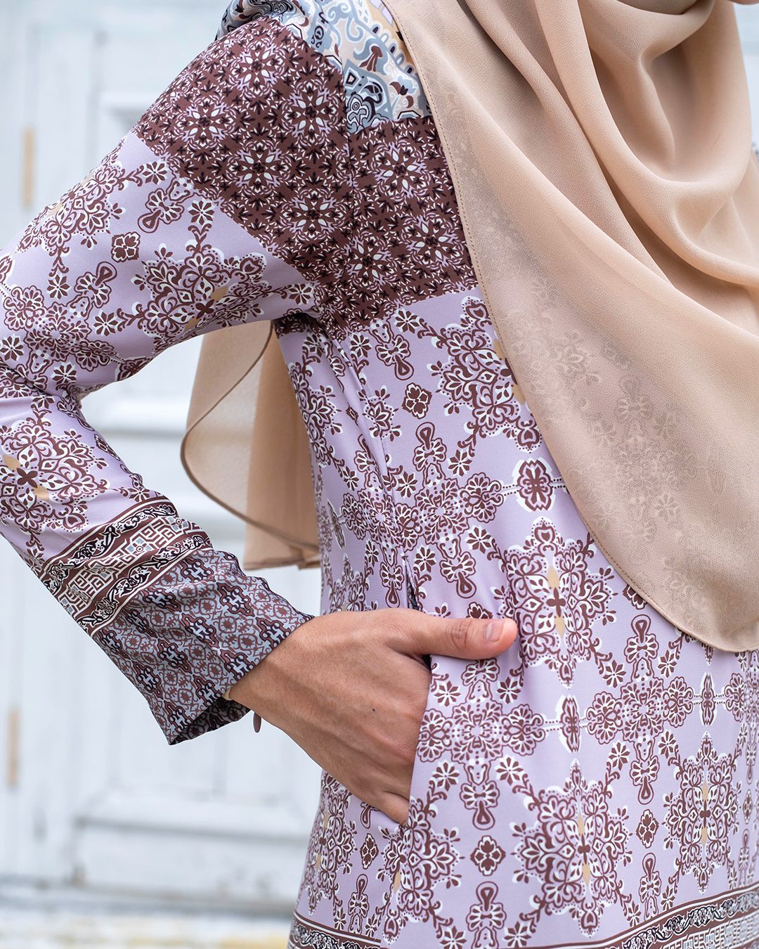 Abaya Reniqa - Wheat Brown