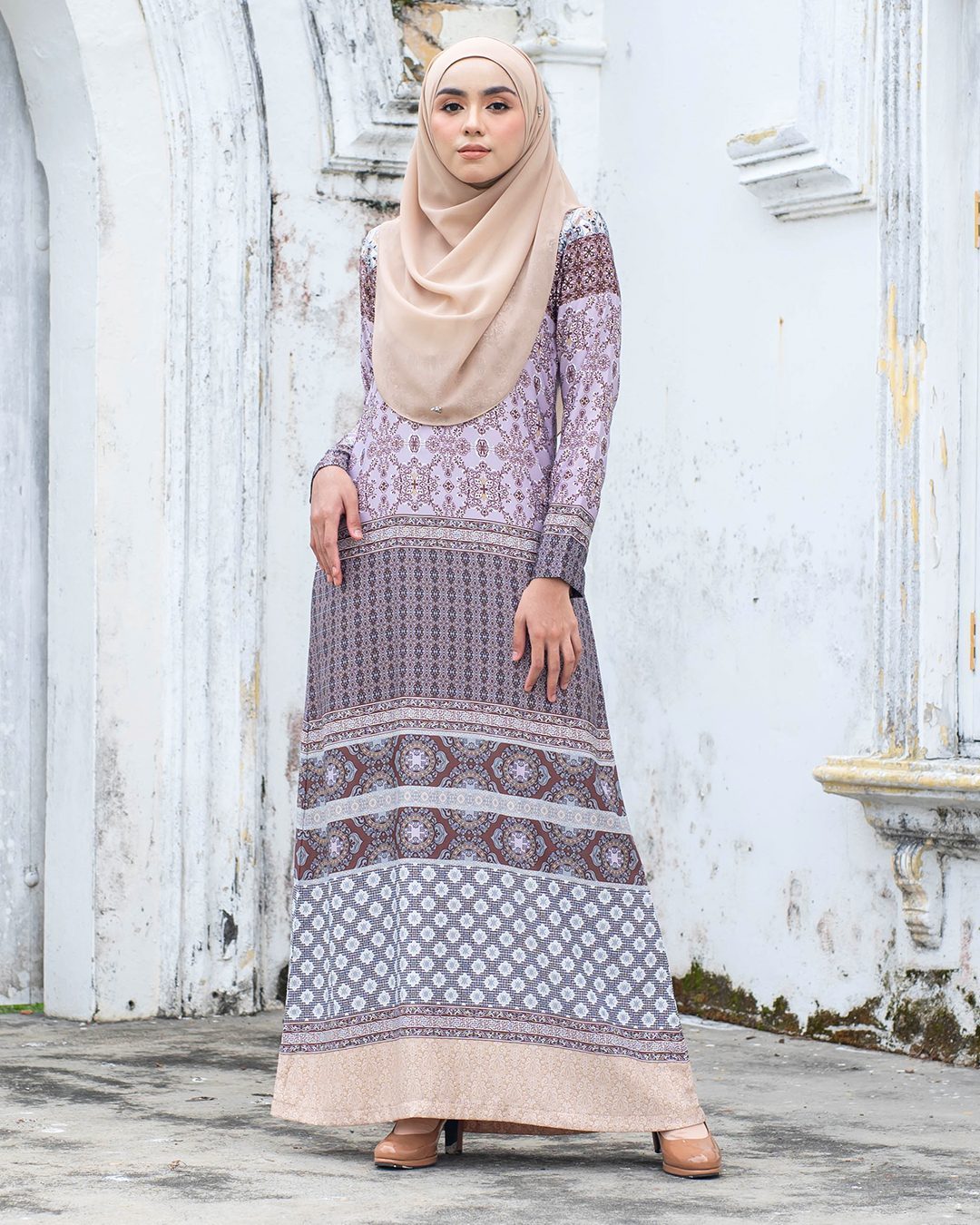 Abaya Reniqa - Wheat Brown