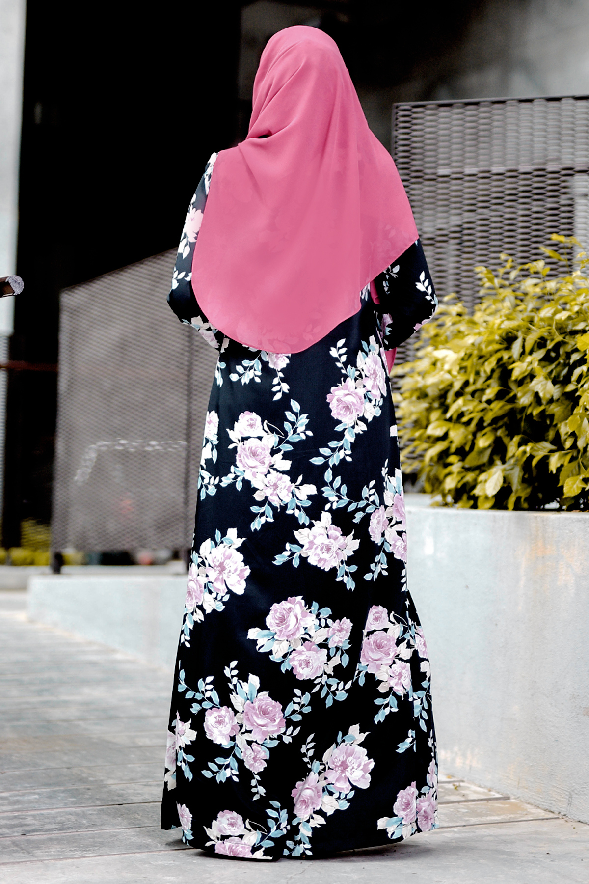 Abaya Ruffle Amy - Lush Black