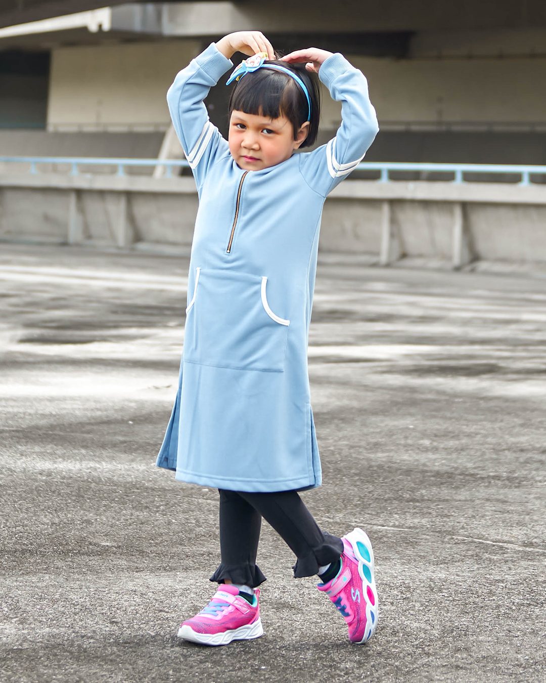 Tunic Activewear Shara Kids - Aegen Blue