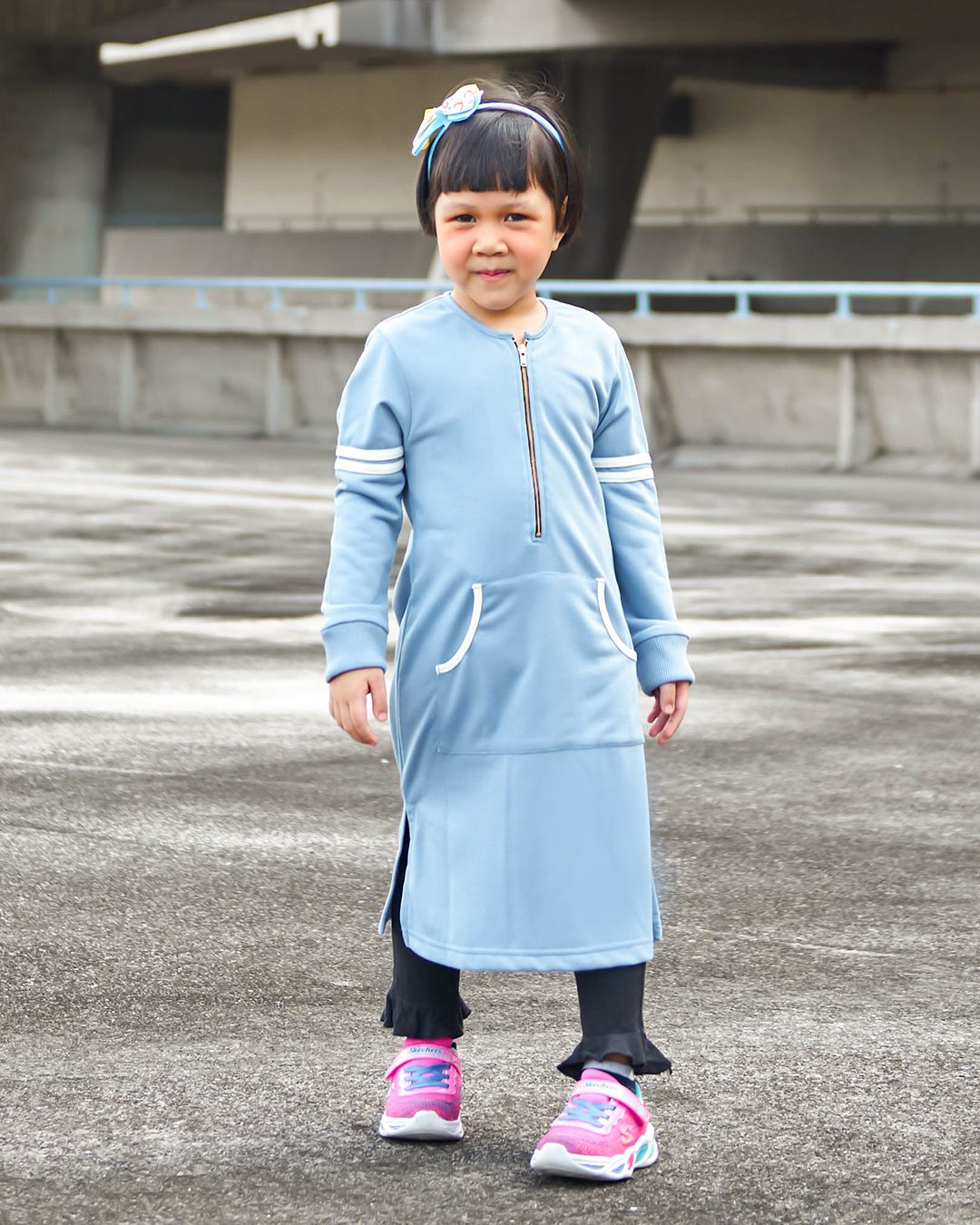 Tunic Activewear Shara Kids - Aegen Blue