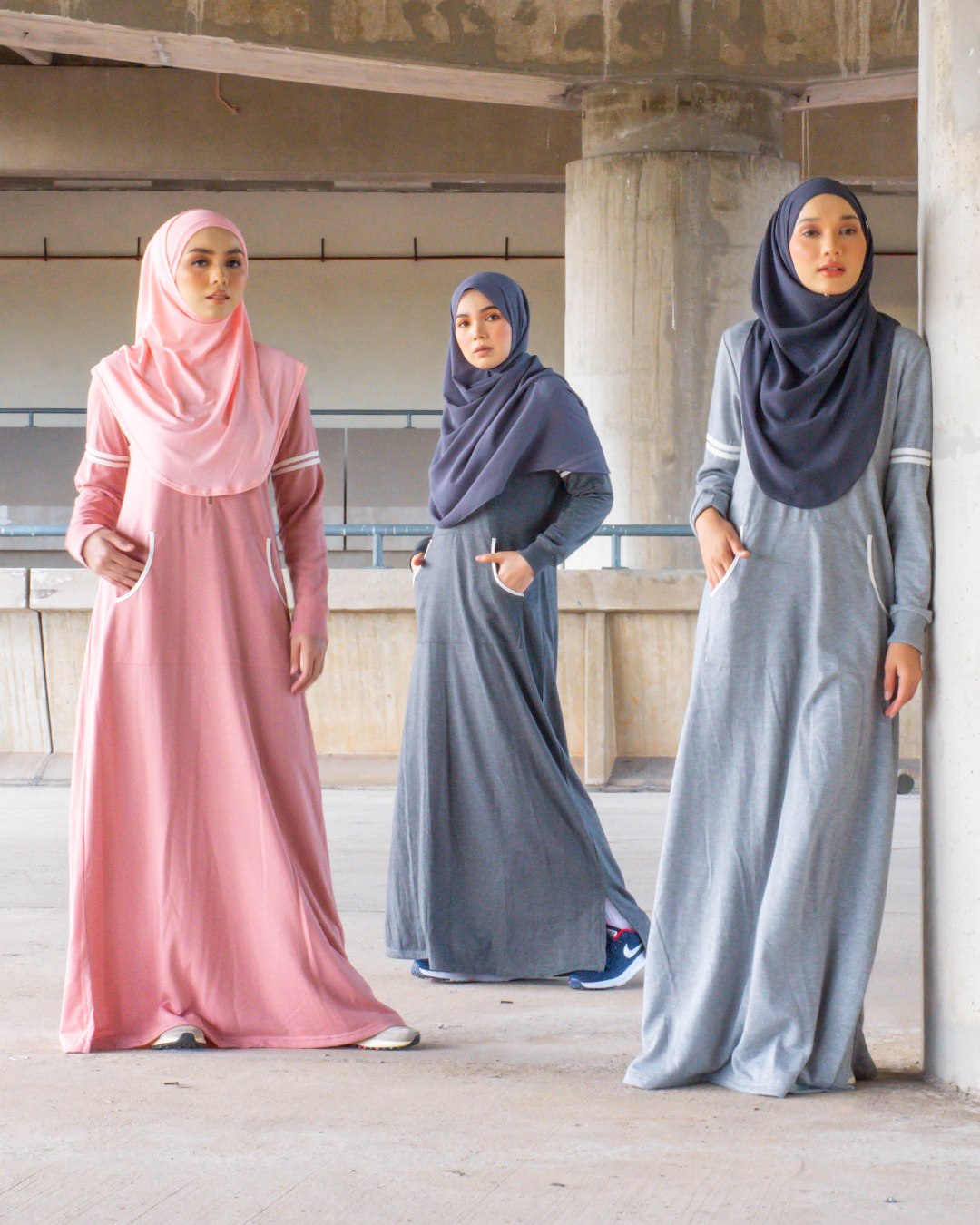 Abaya Activewear Shara - Rose Pink