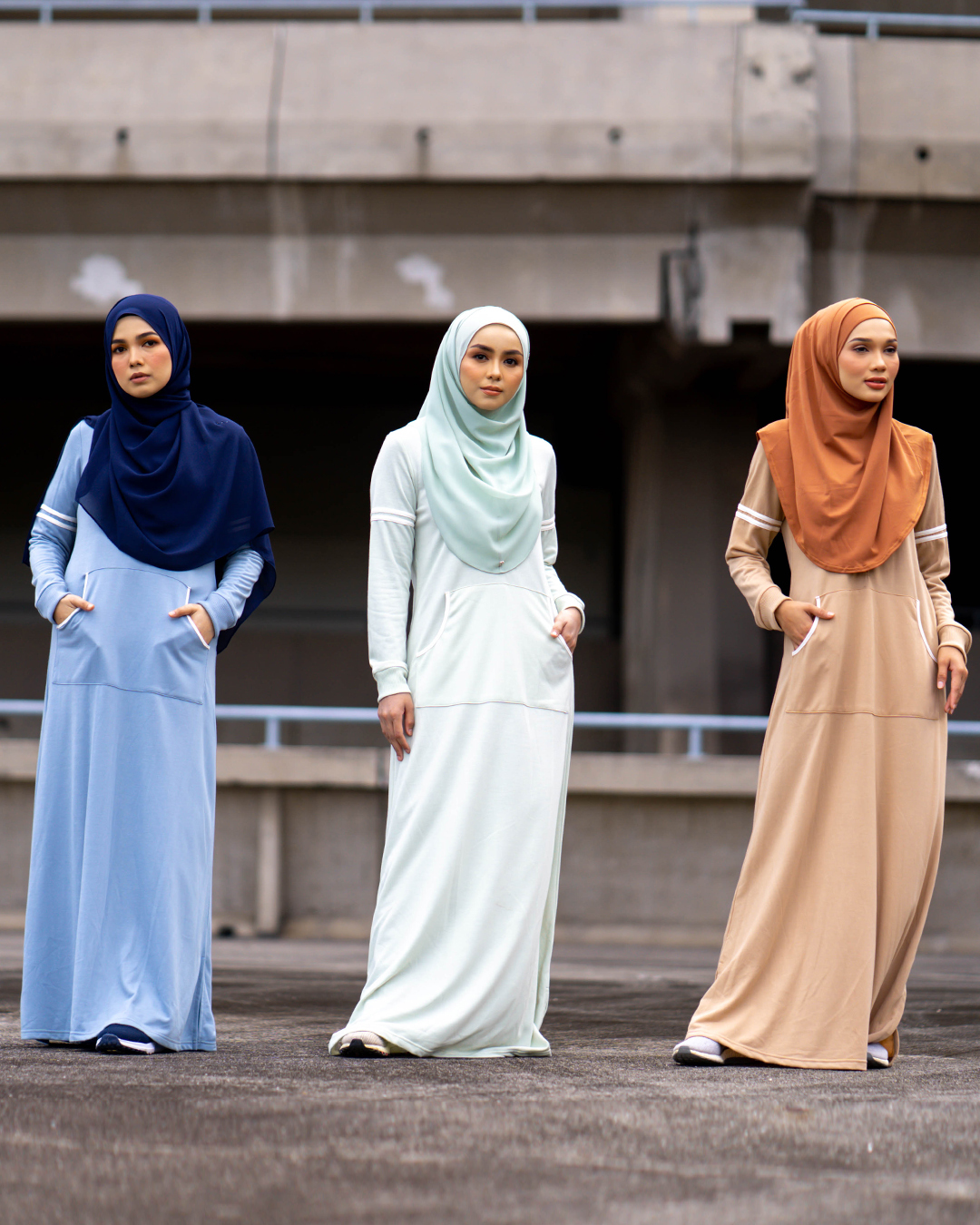 Abaya Activewear Shara - Aegen Blue