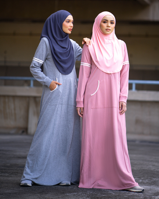 Abaya Activewear Shara - Rose Pink