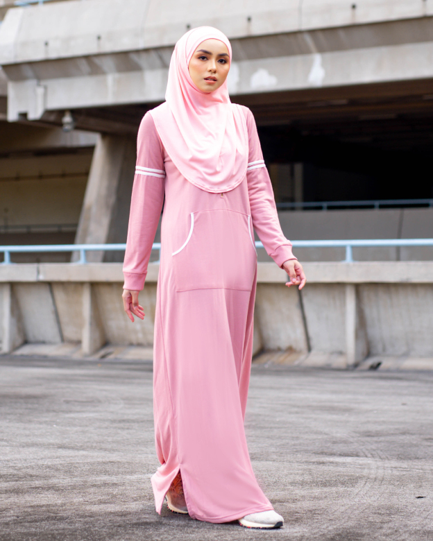 Abaya Activewear Shara - Rose Pink